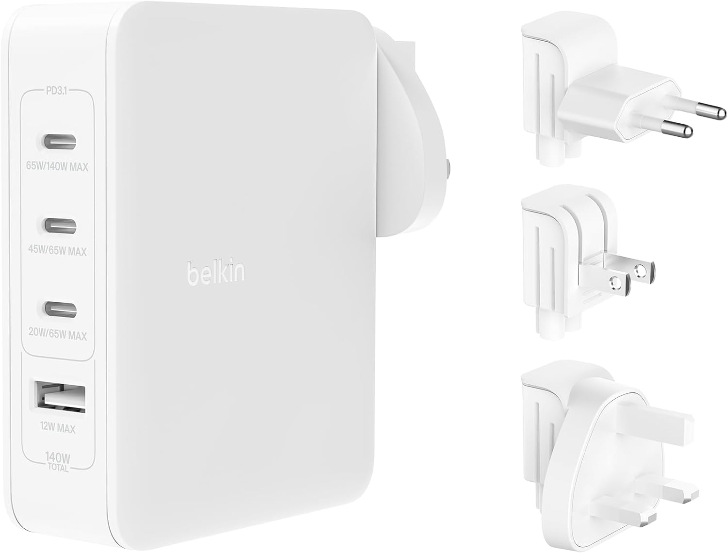 Belkin BoostCharge Pro Universal White AC Fast charging Indoor Belkin BoostCharge Pro Universal White AC Fast charging Indoor